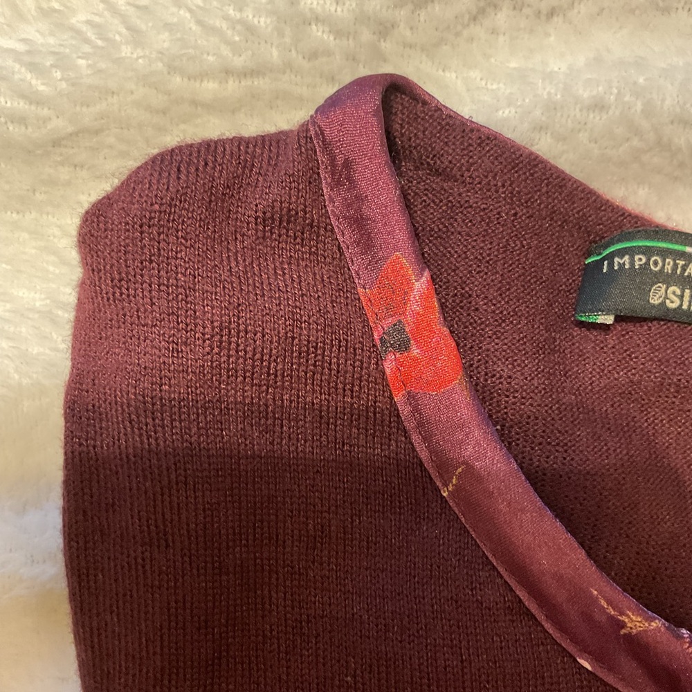Simons Women's Purple Top - Picture 2 of 4